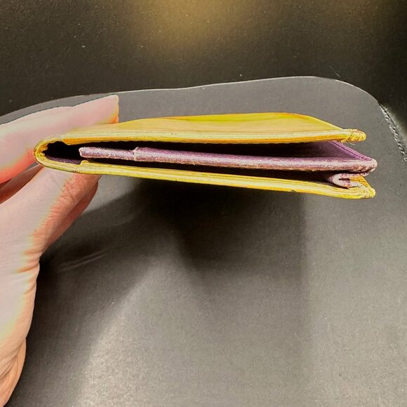 Louis Vuitton Yellow Epi Long Bifold Wallet w/Charm & Box & Dust Bag - EUC - Picture 6 of 9